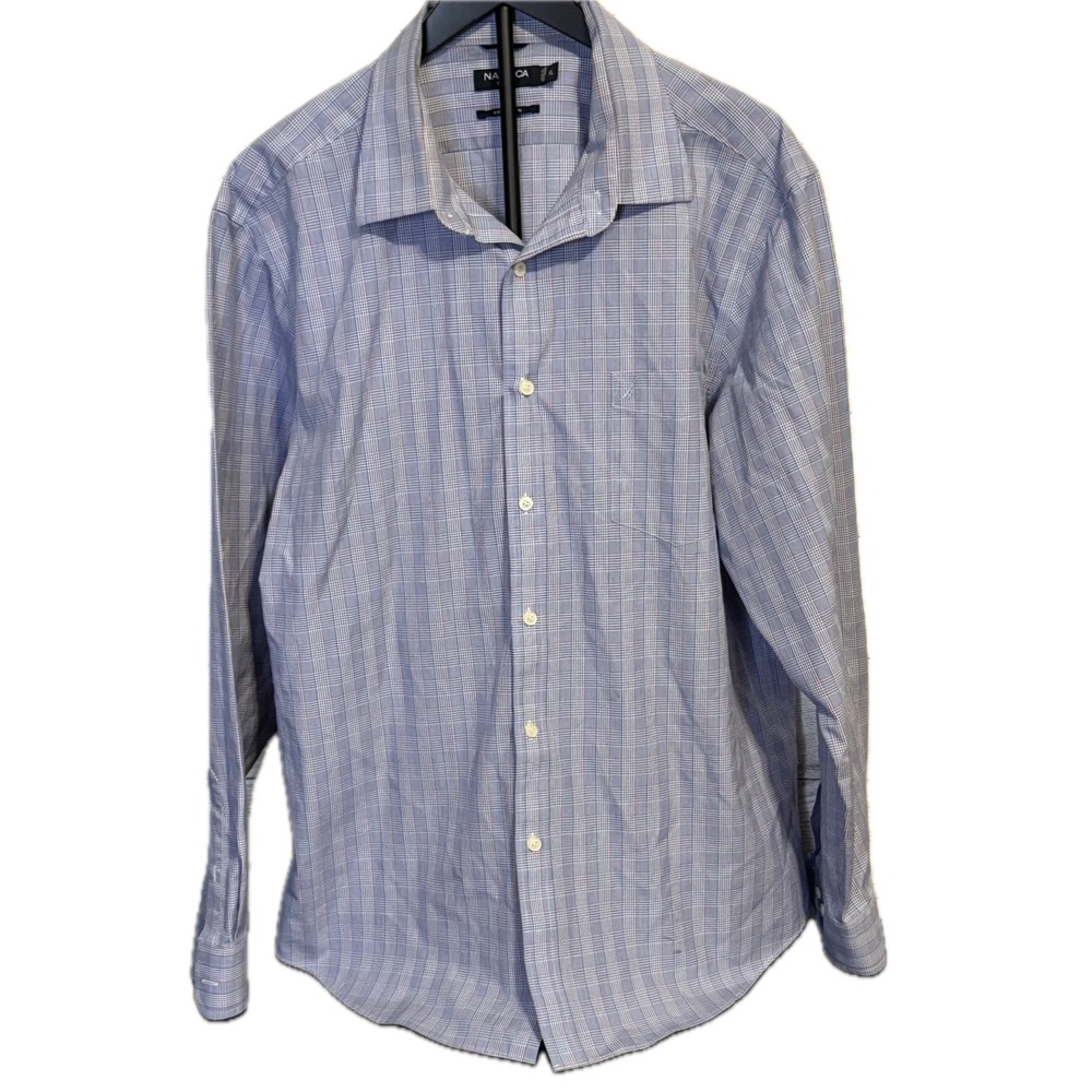 Men's‎ Nautica Plaid Button-Up Shirt – Size XL Slim Fit
